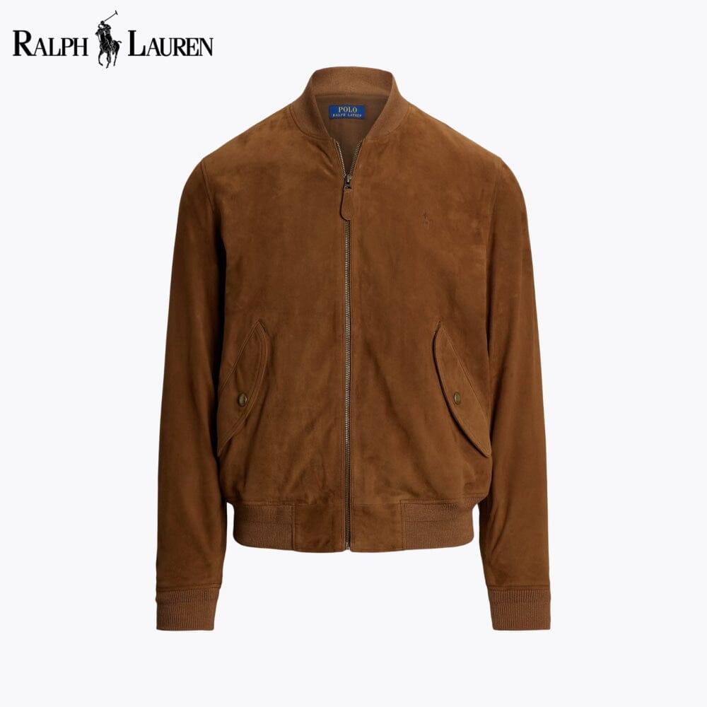 Blouson aviateur en daim RL