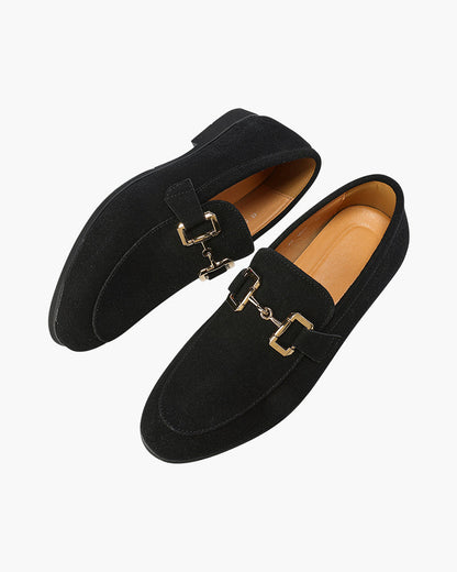 Mocassins en suède de luxe