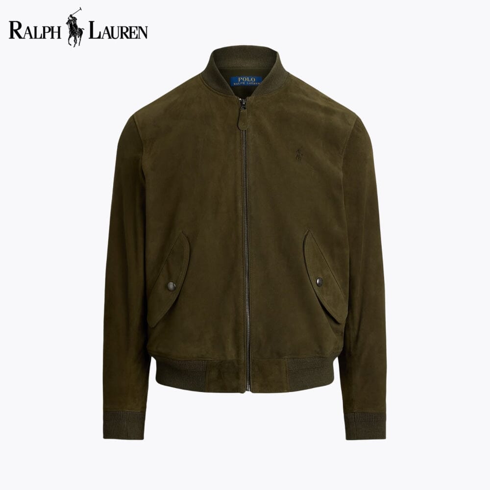 Blouson aviateur en daim RL alternate view