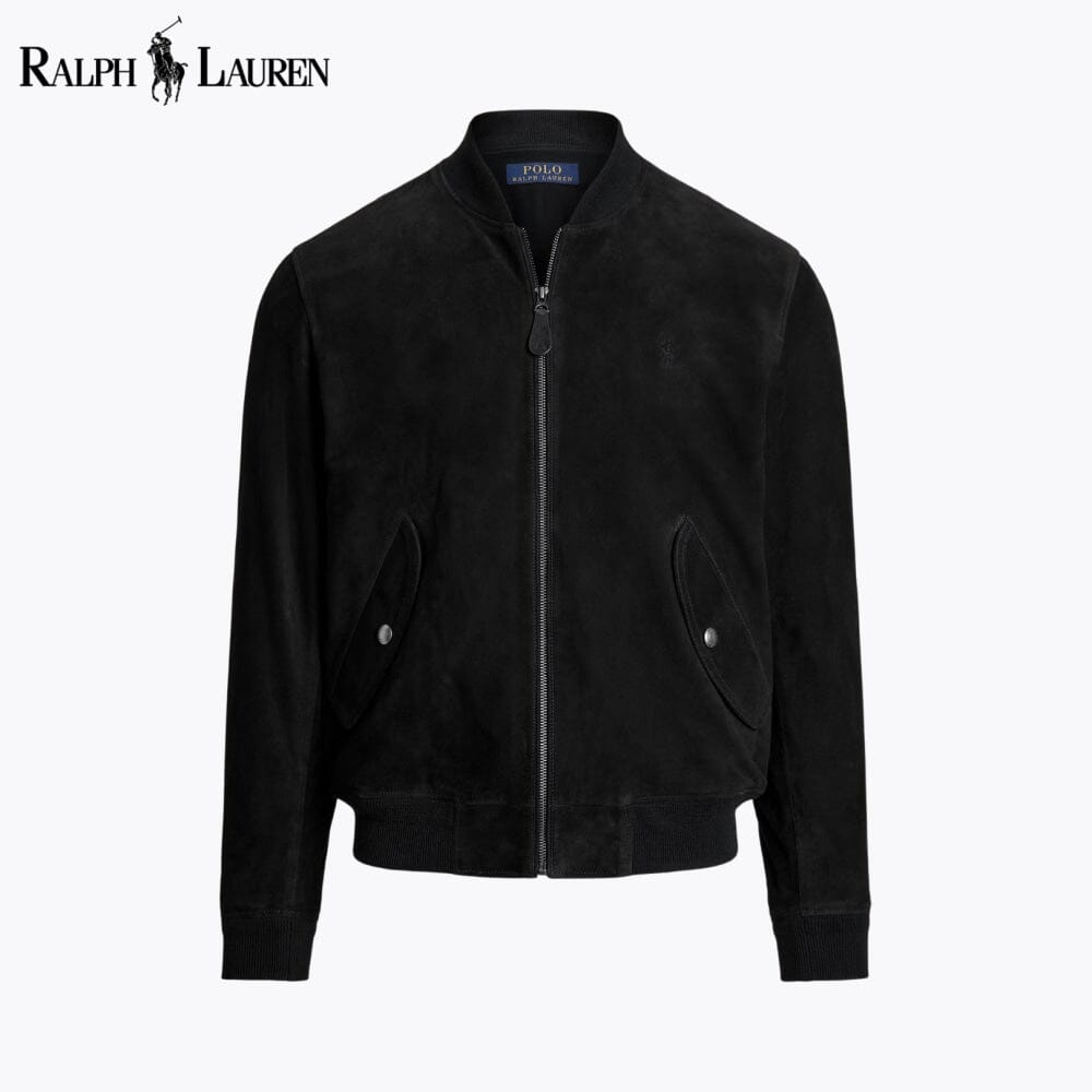 Blouson aviateur en daim RL